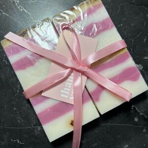 Organic Handmade Rose Soap Bar 4 PCS